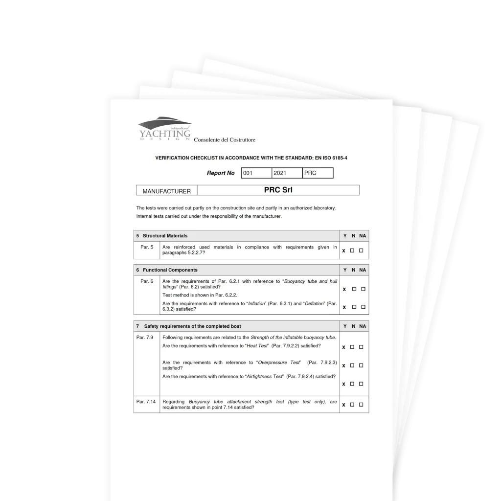 report test tubolari prc